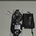 MZOO Luxury Sleep Eye Mask for Side Sleeper Men Women, Zero Eye Pressure 3D Sleeping Mask, Light Blocking Patented Design Night Blindfold, Soft Eye Shade Cover for Travel, Black