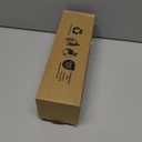 Kevin Textile Soft Plush 14x36 Inch Long Lumbar Pillow Cover 1 Pack, Luxury Fluffy Faux Fur Striped Flannel Rectangle Body Cushion Case for Couch Sofa Chair Bed Home Decor, Grey Blue