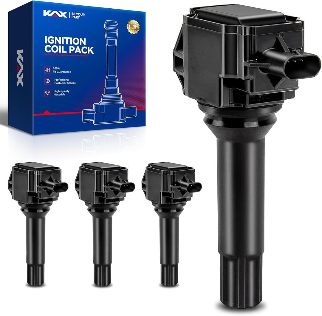 KAX Ignition Coil Packs, 4 Packs UF710 Fit for Forester 2014-2016, Outback, Impreza 2013-2015, XV Crosstrek, Legacy, FR-S, B-RZ 2013-2014, 48898, C-974, GN10685, U5282, Style: 4*UF710.