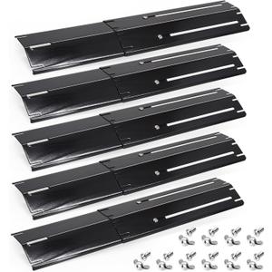 Adjustable Universal Grill Heat Plates, Heat Shields, Heat Tents, Burner Covers Guard, Heat Deflector, Heat Diffuser, Flame Tamer for Nexgrill, Dyna Glo, Charbroil, Brinkmann Grill Replacement Parts.