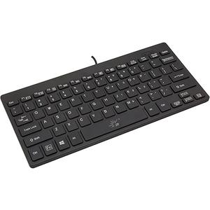 SR Mini Keyboard Wired Thin Light 78 Keys USB Multimedia Small for Pc Computer Laptop