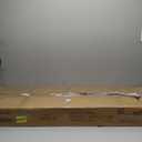 FATORRI 6 Cube Storage Organizer with Shelf, Long Wood and Metal Cubby Bookcase, Industrial Horizontal Bookshelf (Rustic Oak, 47 Inch)