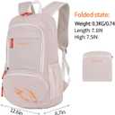 FENGDONG 35L Lightweight Foldable Waterproof Packable Travel Small Hiking Backpack Daypack for men women
