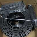 Kryonix Landscape Edging, Garden Edging 2 Inch Tall 40 FT Plastic Flexible with 40 Stakes for Gardens, Lawns, Landscaping, Flowerbeds