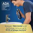 Waterpik Cordless Advanced 2.0 Water Flosser For Teeth, Gums, Braces, Dental Care With Travel Bag and 4 Tips, ADA Accepted, Rechargeable, Portable, and Waterproof, Blue WP-583