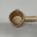 Espresso Measuring Cup, Ceramic Espresso Cup with Handle, Expresso Shots Cups Double Spouts Milk Cup, Espresso Accessories, 3 Oz/ 90 Ml, Brown