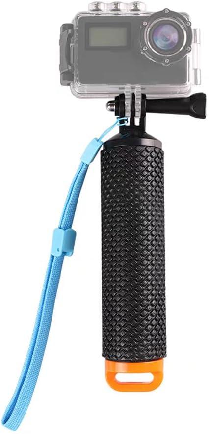 Floating Hand Grip Waterproof Monopod Suitable for GoPro Hero 13/12/11/10/9/8/7/6/5/4/3+/Session, Action Camera Handle Mount Accessory for Underwater Snorkeling, Diving, and Water Sports, Orange