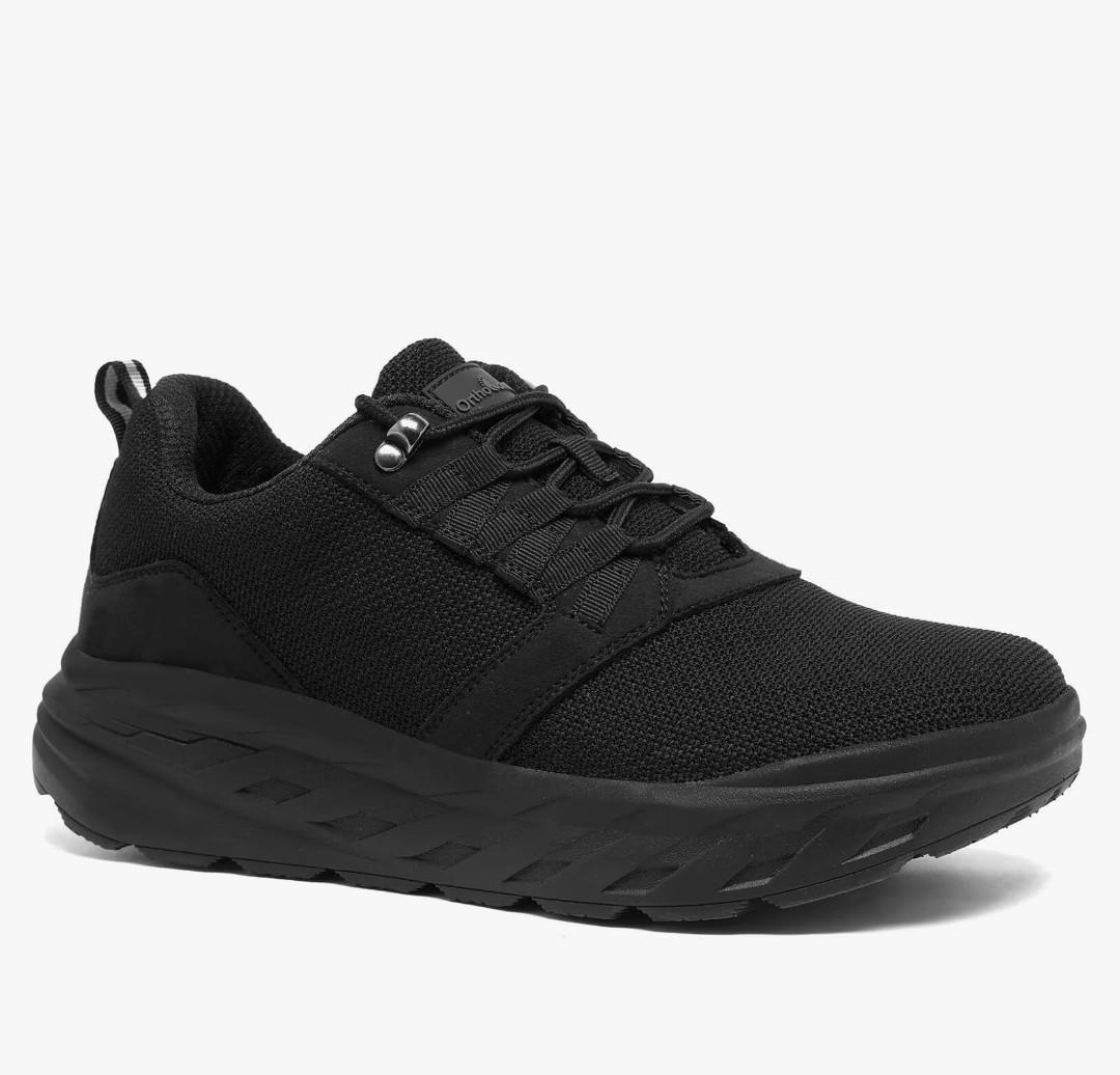 Men's Orthopedic Diabetic Wide Walking Shoes: Comfortable Plantar Fasciitis Fashion Sneakers with Arch Support, Casual Hammer Toes Swollen Tennis Work Sports Shoes for Heel and Foot Pain Relief Size 12 x Wide