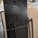 Huuger Modern Simple Office Desk, 63 Inch, Gaming & Writing Desk with Storage, Large Legroom, Metal Frame, Black