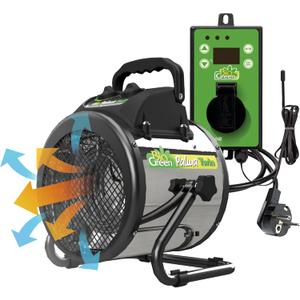 PAL 2.0/USDT Palma Greenhouse Heater incl. Digital Thermosta, 11 x 8 x 12.5" / 280 x 195 x 315 mm
