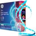 GE Cync Smart LED Strip Light, Color Changing Room Decor LED Light Strip, Works with Alexa and Google Home, Matter Compatible, LED Lights for Bedroom, Millions of Colors and White Tones, 32 Feet