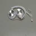 USB C Headphones Wired, Over Ear USB C Wired Headphones with Microphone, Volume Control, HD Stereo Sound, Foldable USB Type C Headphone for Adult/Teens/Laptop/Computer/iPhone 15/16/17, White