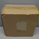 Farmhouse Ceiling Light, 2-Light Round Flush Mount Ceiling Light with Wood and Metal Frame, Black Rustic Light Fixture for Hallway, Entryway, Bedroom, Kitchen