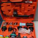 18PCS Radiator Pressure Tester Kit | Coolant Pressure Tester Kit,Radiator Pressure Pump Cooling System Car Leak Tester Detector Tool Water Tank Adapter Auto Coolant Vacuum Purge Head Gasket