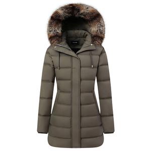 TYBBNY Women's Winter Coat Waterproof Long Puffer Jacket with Detachable Hood-Thermal Insulated Parka, Fleece Lined for Extreme Cold, Daily Commute & Outdoor