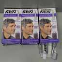 Just For Men Touch of Gray, Mens Hair Color Kit with Comb Applicator for Easy Application, Great for a Salt and Pepper Look - Medium Brown, T-35, Pack of 3