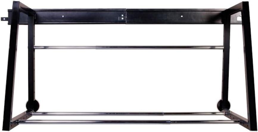 HyLoft 01000 Heavy Duty Adjustable Garage Wall Multi-Tire Rack Storage, Black