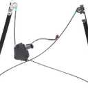 YHTAUTO Front Driver Side Power Window Regulator with 2-Pin Motor Assembly for Chrysler Town and Country & Dodge Caravan/Grand Caravan & Plymouth Voyager/Grand Voyager 1996-2000