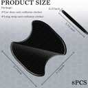 8PCS Car Door Protector with Reflective Design,Stylish Honeycomb Car Door Handle Protector for Anti-Scratch Protection,Universal Cars Doors Handle Scratch Protectors for Cars,SUVs