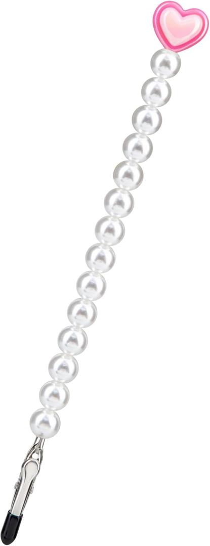 CraftyCrocodile Bracelet Helper Tool with Heart - Fastener Helper Tool for Bracelet, Necklace, Jewelry, Watch - Clip, Clasp Helper - Easy to Put on Yourself, Portable - Pink with Light Pink