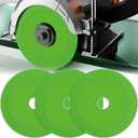 3 Pcs Glass Cutting Disc 4 1/2" X 7/8” for Angle Grinder, 4 1/2 Inch Ultra-Thin Diamond Saw Blades, Reusable Glass Cutting Tool for Grinding Jade, Crystal, Wine Bottles, Tile (Green)