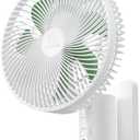 LEMOISTAR 8 Inch Small Wall Mounted Fan with Remote Control, 90 Oscillating, 4 Speeds High Velocity, Timer, Adjustable Tilt, 70 Inch Cord, Quiet, for RV Bedroom Home Office Garage-White