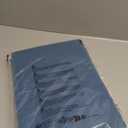 H.VERSAILTEX Linen Blackout Curtains Durable Thick Textured Linen Look 100% Blackout Patio Door Curtain Anti Rust Grommet Extra Wide Sliding Door Curtain Panel, Blue Sapphire, W100 x L96 inch