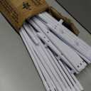 Amazon Basics Foldable Portable Metal Clothes Drying Rack for Indoor Air Drying, Energy Saving, 14.5 x 29.5 x 41.8 inches, White