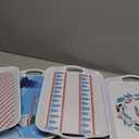 Bokon 4 Pcs Christmas Serving Trays with Handles 16"x 11" Large Christmas Platters Serving Dish Rectangular Xmas Tree Winter Holiday Food Tray for Snack Cookie Candy Dessert Plate Party (Winter Xmas)