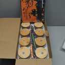 Mimorou 8 Sets Halloween Gifts Set Includes 16 oz Halloween Glass Cups Pumpkin Bat Tumbler with Lids and Straw Spooky Cosmetic Bags Ballpoint Pens Boo Basket Stuffers for Women Birthday Party Gifts