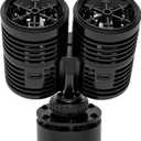 hygger 2114GPH Aquarium Wave Maker, Submersible Circulation Pump with Magnetic Mount for 60-150 Gallon Fish Tanks, Dual Powerhead for Freshwater & Saltwater