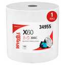 WypAll GeneralClean X60 Cloths Multi-Task Cleaning Wipes, Jumbo (34955), Strong and Absorbent Towels, White (1 Roll of 1,100 Sheets, 1,100 Sheet Total)