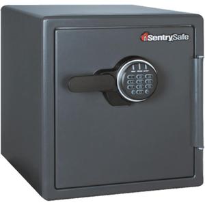 SentrySafe Black Fireproof Safe with Digital Push Button Keypad, Home Safe For Money, Documents, and other Valuables, 1.23 Cubic Feet, SF123ES