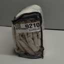 Black Out 96 Inch Long Boho Curtains 2 Panel Set, Farmhouse Curtains for Living Room Darkening/Thermal/Noise Reduction Textured Flax Linen Drape 8ft Hook&Ring Included Birch Off White 50"x96"