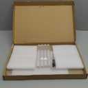 2 Pcs 16 Inch Extra Large Acrylic Risers Display Stands Rectangular 4-leg Acrylic Plant Stand, 6mm Thick Clear Shelf Riser Display Stands for Decor Collectibles Figures and Item Photography