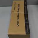 SWTYMIKI Hanging Towel Racks for Bathroom - 9 Tier Over The Door & Wall Mounted Bath Rolled Towel Storage Organizer Holder for Small Bathroom, RV, Camper, White (Patented)