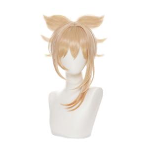 Anime Cosplay Wig Short yellow hair Wig for Comic Con, Cosplay show, Halloween