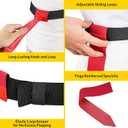 Flag Football Belts, Flag Football Set for Adults Kids and Youth, Flag Football Flags for 28 Players Training and Competition Equipment