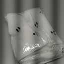 Halloween Pillow Covers 18x18 inch Set of 2 White Ghost Throw Pillow Cases Soft Plush Faux Fur Wool Couch Cushion Case for Chair Sofa Bedroom Living Room Home Decor