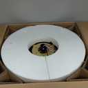 Boho Fandelier Ceiling Fans with Lights, Rattan Chandelier Fan Gold Caged Ceiling Fan with Light Remote, Flush Mount Chandelier Ceiling Fan with 6 Speeds Fandelier for Bedroom, Living Room,Kitchen