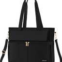LOVEVOOK Work Bags for Women 15.6 Inch Work Tote Bags with Laptop Compartment Large Capability Laptop Purse Professional Teacher Tote Bag Casual Computer Briefcase for Office Travel Nurse