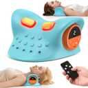 2026 Neck Massager 4-in-1 with Deep Tissue 3D Kneading & Soothing Heat - Portable Cordless Pillow for Cervical Traction,Shoulder and Back Relief,9 Intensity Levels with Type-C Charge For Home Office