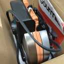 Gourmia Belgian Waffle Maker  Compact Design with Upright Storage, Adjustable Browning, and Easy-Clean Nonstick Ceramic Plates, Stainless Steel