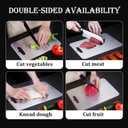 Titanium Cutting Board for Kitchen, Titanium Cutting Board - Dishwasher Safe Double-Sided Food Grade Board,Cutting Boards for Meat Vegetables Fruits (15 * 11 in)