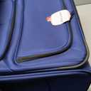 SWISSGEAR Sion Softside Expandable Spinner Luggage Durable Lightweight Travel Suitcase, Blue, Checked-Large 29-Inch