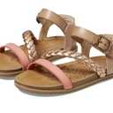 Blowfish Malibu Girls Mylo-T (Toddler/Little Kids) Flat Sandal, Rosegold/Cashew/Pink, 9
