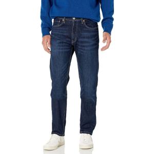 Levi's Men's 505 Regular Fit Jeans (Also Available in Big & Tall) (33W x 34L, Nail Loop Knot - Dark Indigo)