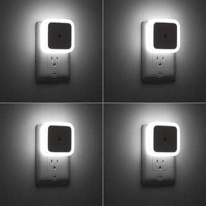 Sujeet Night Light, Night Lights Plug into Wall [4 Pack], Nightlight Led Night Light for Adults, Plug in Night Lights for Adults Bedroom Cool White