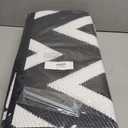 OLANLY Waterproof Outdoor Rug 8x10 ft Clearance, Reversible Outdoor Plastic Straw Rug, RV Mat, Indoor Outdoor Carpet for Patio, Camping, Balcony, Deck, Backyard, Black & White