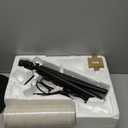 Ambimall 60" Floor Lamp with Remote Control and Stepless Dimmable Bulb, Colors Temperature & Brightness Adjustable, Modern Floor Lamps for Living RoomBeige Shade & Black Pole (61 inches)